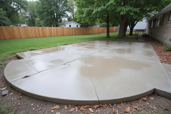 Before: Clinton Township Patio