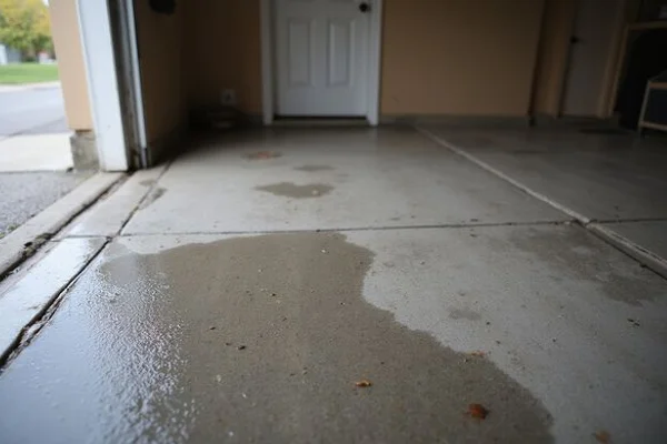 Before: Detroit Garage Floor