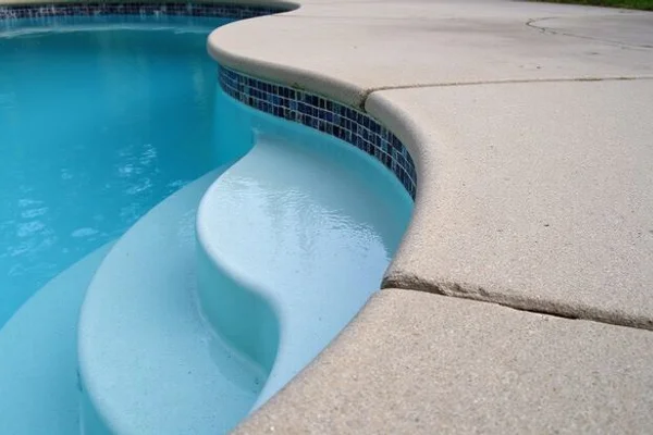 Patio & Pool Deck Leveling in process — Metro Detroit job