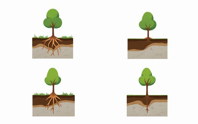 Four causes of sidewalk damage illustrated
