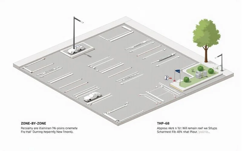 Stall-by-stall scheduling diagram