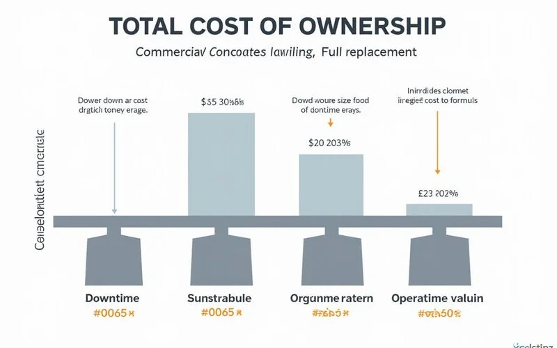TCO comparison: leveling vs. replacement