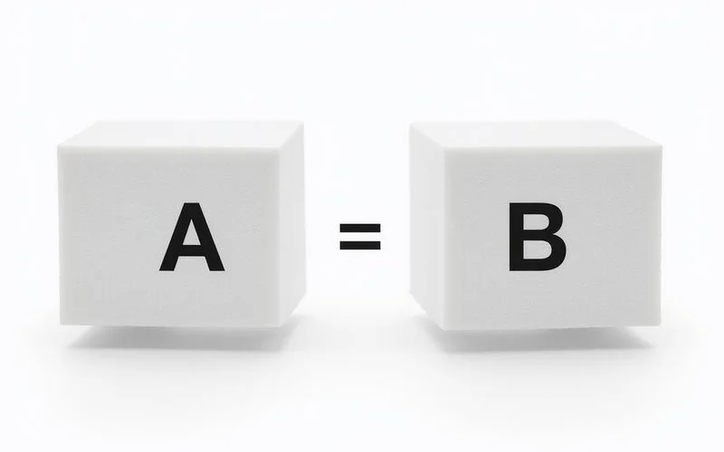 Two-part polymer reaction diagram