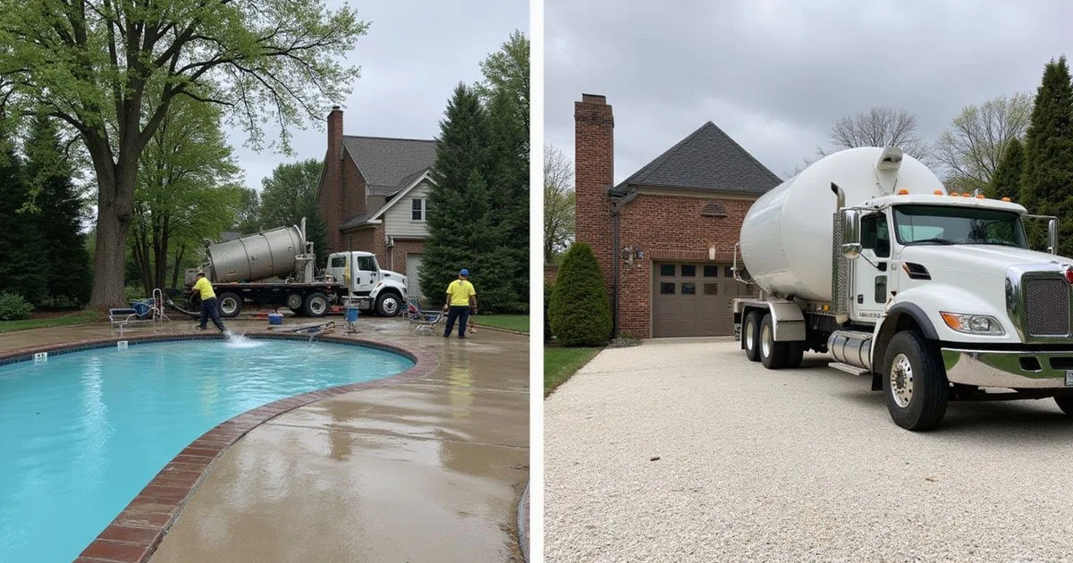 Side-by-side: foam injection vs. limestone slab-jacking job sites